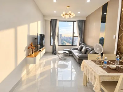 バルコニー付き2ベッドルームアパートメント — Saigon Dowtow Apartment - Rivergate